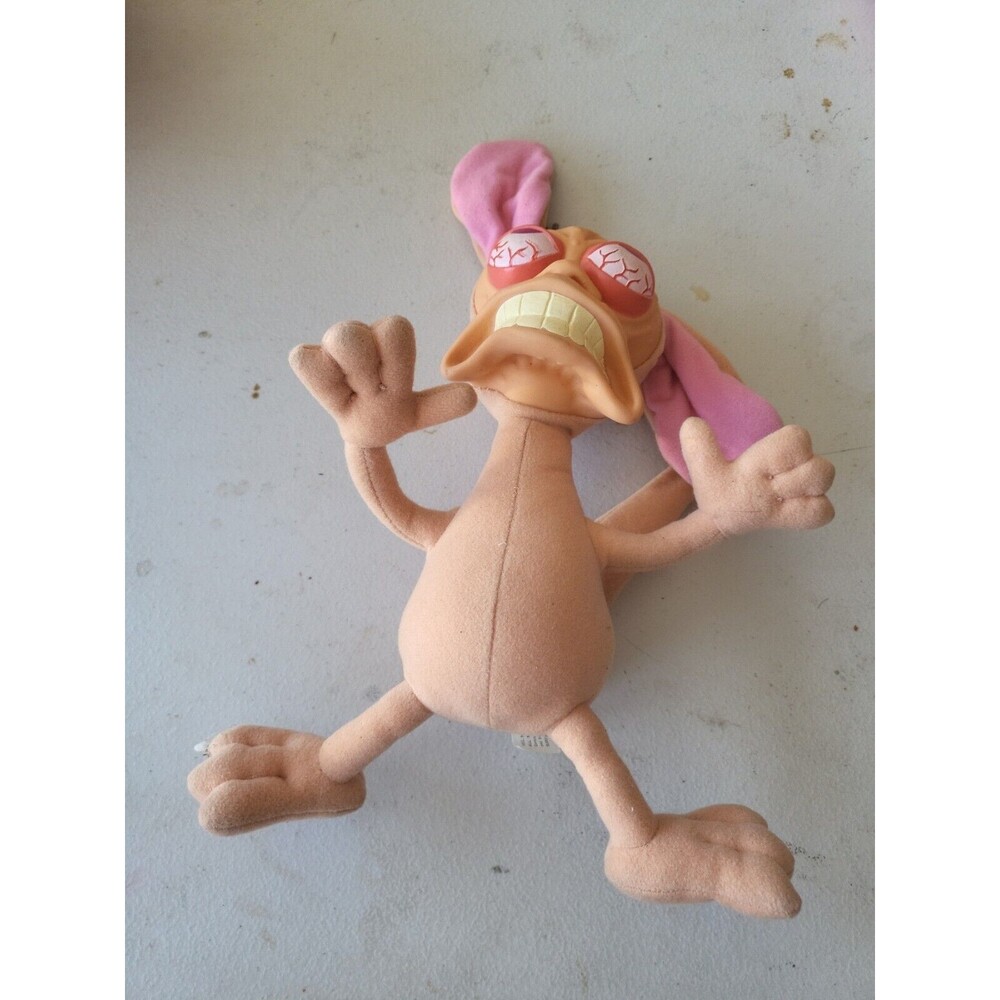 Ren And Stimpy Show 1992 Rude Toot Nickelodeon Plush Toys Mattel Vintage RARE